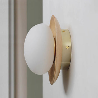 Inalar - Lampe Murale En Bois Naturel-Lampe Veilleuse